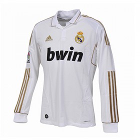 Camisolas de futebol Real Madrid Retro Equipamento Principal 2011-2012 Manga Comprida